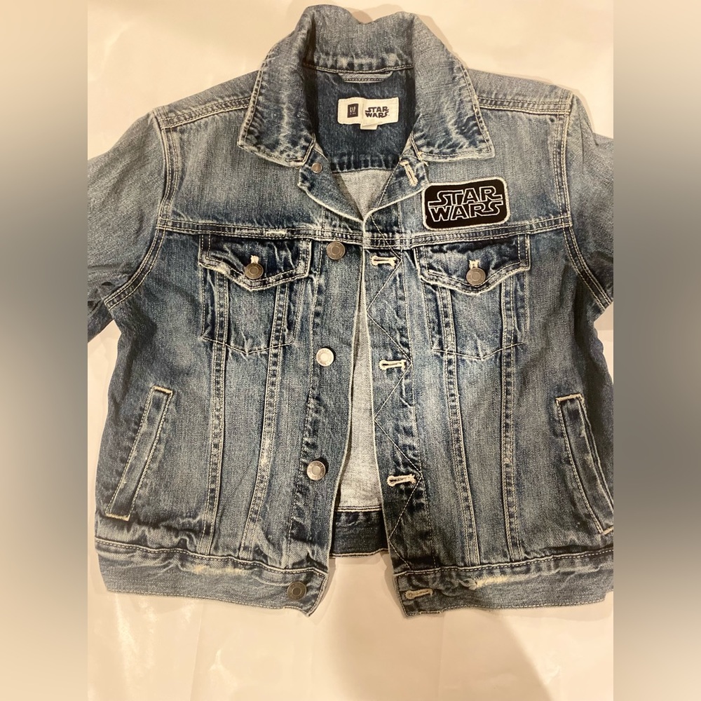 RARE! Limited release Star Wars Kids denim jacket by Gap.